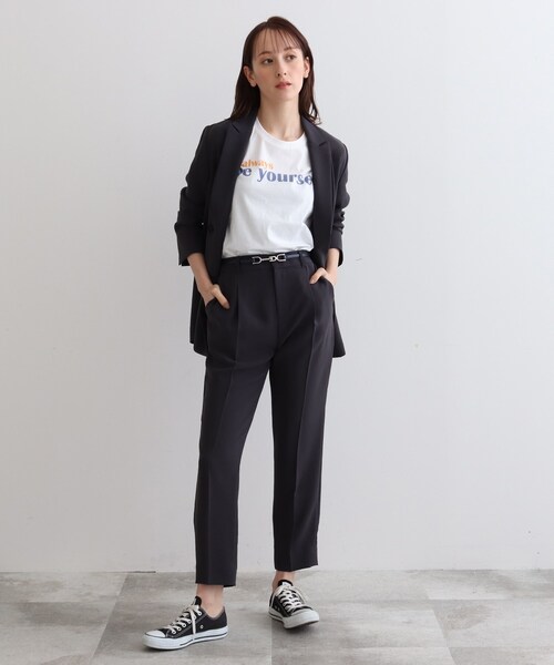 INDIVI（インディヴィ）の「◆リングフックベルト（ベルト・レディース・ライトグレー/ネイビー/チャコールグレー/ブラック・13/00/05）」の12枚目の写真