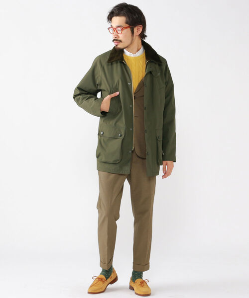 Barbour BEAMS別注　サイズ10 オリーブグリーン Barbour BEAMS別注サイズ10 オリーブグリーン