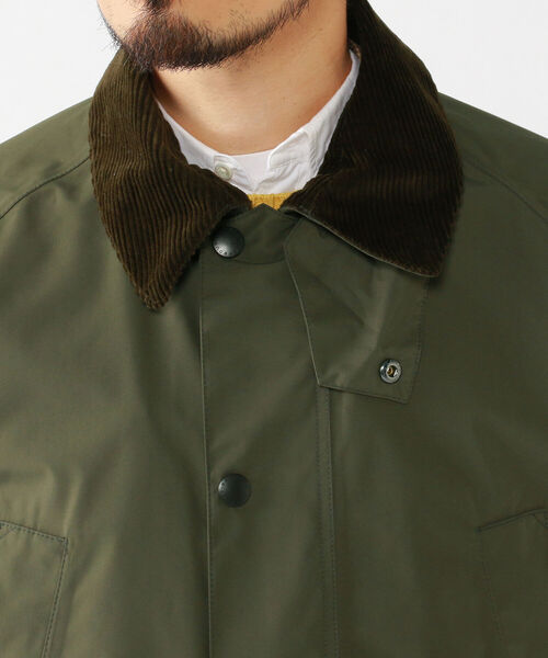 Barbour（バブアー）の「Barbour × BEAMS PLUS / 別注 BEDALE New Barbour Tech Classic Fit（ブルゾン・メンズ・ブラック/オリーブ・40/38/42/36）」の15枚目の写真