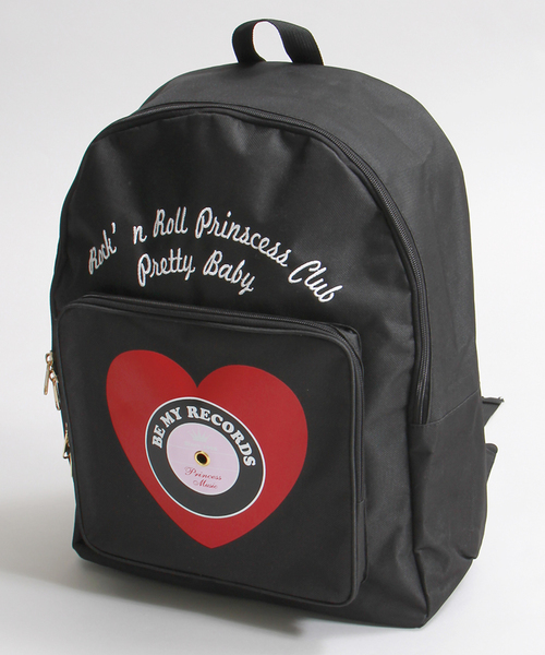 WEGO（ウィゴー）の「WEGO/ハートレコードリュック（バックパック/リュック・レディース・ホワイト/ブラック/その他1/その他2・FREE）」の14枚目の写真