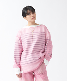 Rouge vif | シアープルオーバー(シャツ/ブラウス)