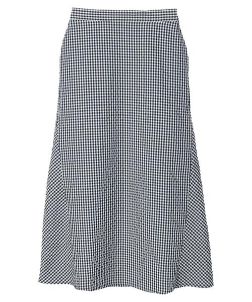 Green Parks(グリーンパークス)の「ギンガムチェックスカート(スカート・レディース・イエロー/ネイビー・FREE)」の20枚目の写真