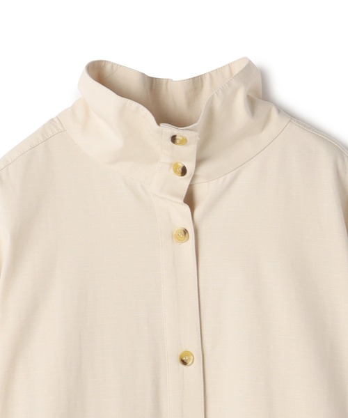 ReNorm（リノーム）の「スモッキング刺繍シャツワンピース（シャツワンピース・レディース・ホワイト/ブラック/エメラルド・フリー）」の17枚目の写真