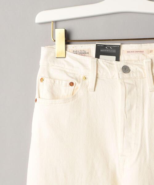 Levi's（リーバイス）の「＜LEVI’S(リーバイス)＞RIBCAGE BOOT ホワイト デニムパンツ（デニムパンツ・レディース・オフホワイト・25/27/26）」の6枚目の写真