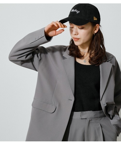 AZUL by moussy(アズールバイマウジー)の「RELAX WIDE JACKET/リラックスワイドジャケット(その他アウター・レディース・ベージュ/グレー・SMALL/MEDIUM)」の7枚目の写真