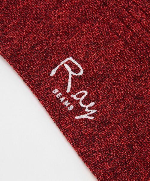 Ray BEAMS（レイビームス）の「Ray BEAMS / ラメ リボン ソックス（ソックス/靴下・レディース・ブラック/ブルー/その他1/レッド・ONE SIZE）」の22枚目の写真