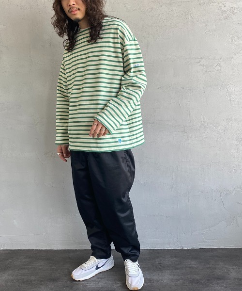 ORCIVAL（オーシバル）の「[ORCIVAL/オーシバル] ビッグシルエット クルーネックロングスリーブTシャツ（Tシャツ/カットソー・レディース・ホワイト/ホワイト系その他/ブラック/ホワイト×ネイビー/グレー系その他/ホワイト系その他2・3/4）」の18枚目の写真