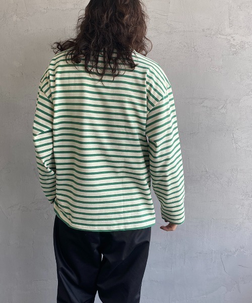 ORCIVAL（オーシバル）の「[ORCIVAL/オーシバル] ビッグシルエット クルーネックロングスリーブTシャツ（Tシャツ/カットソー・レディース・ホワイト/ホワイト系その他/ブラック/ホワイト×ネイビー/グレー系その他/ホワイト系その他2・3/4）」の15枚目の写真