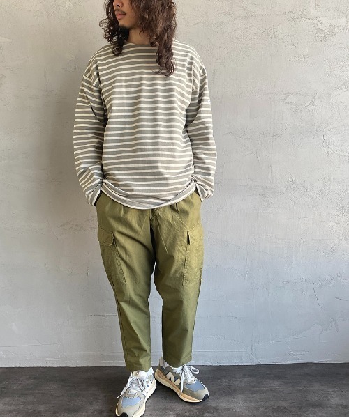 ORCIVAL（オーシバル）の「[ORCIVAL/オーシバル] ビッグシルエット クルーネックロングスリーブTシャツ（Tシャツ/カットソー・レディース・ホワイト/ホワイト系その他/ブラック/ホワイト×ネイビー/グレー系その他/ホワイト系その他2・3/4）」の10枚目の写真