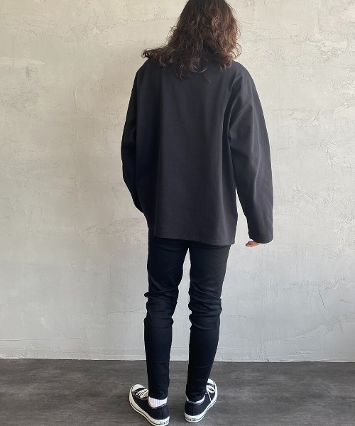 ORCIVAL（オーシバル）の「[ORCIVAL/オーシバル] ビッグシルエット クルーネックロングスリーブTシャツ（Tシャツ/カットソー・レディース・ホワイト/ホワイト系その他/ブラック/ホワイト×ネイビー/グレー系その他/ホワイト系その他2・3/4）」の17枚目の写真