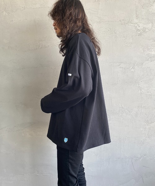 ORCIVAL（オーシバル）の「[ORCIVAL/オーシバル] ビッグシルエット クルーネックロングスリーブTシャツ（Tシャツ/カットソー・レディース・ホワイト/ホワイト系その他/ブラック/ホワイト×ネイビー/グレー系その他/ホワイト系その他2・3/4）」の21枚目の写真