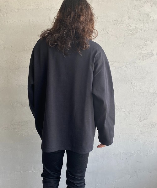 ORCIVAL（オーシバル）の「[ORCIVAL/オーシバル] ビッグシルエット クルーネックロングスリーブTシャツ（Tシャツ/カットソー・レディース・ホワイト/ホワイト系その他/ブラック/ホワイト×ネイビー/グレー系その他/ホワイト系その他2・3/4）」の12枚目の写真