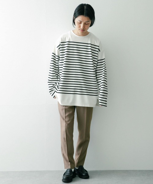 ITEMS URBANRESEARCH（アイテムズ アーバンリサーチ）の「『セットアップ対応』ポリツイル テーパードパンツ（その他パンツ・メンズ・チャコールグレー/ネイビー/ベージュ・MEDIUM/LARGE）」の9枚目の写真