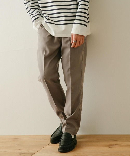 ITEMS URBANRESEARCH（アイテムズ アーバンリサーチ）の「『セットアップ対応』ポリツイル テーパードパンツ（その他パンツ・メンズ・チャコールグレー/ネイビー/ベージュ・MEDIUM/LARGE）」の12枚目の写真