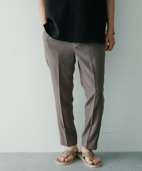 ITEMS URBANRESEARCH（アイテムズ アーバンリサーチ）の「『セットアップ対応』ポリツイル テーパードパンツ（その他パンツ・メンズ・チャコールグレー/ネイビー/ベージュ・MEDIUM/LARGE）」の15枚目の写真