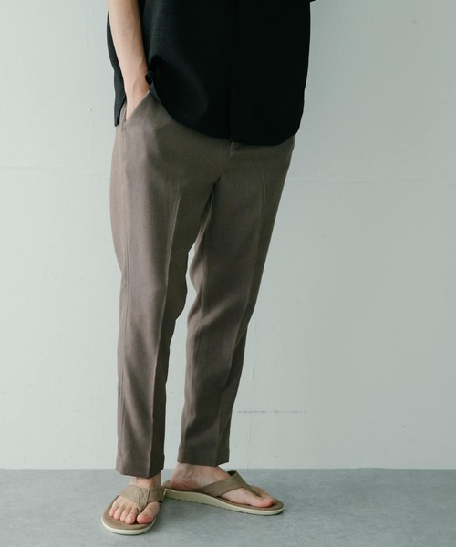 ITEMS URBANRESEARCH（アイテムズ アーバンリサーチ）の「『セットアップ対応』ポリツイル テーパードパンツ（その他パンツ・メンズ・チャコールグレー/ネイビー/ベージュ・MEDIUM/LARGE）」の17枚目の写真