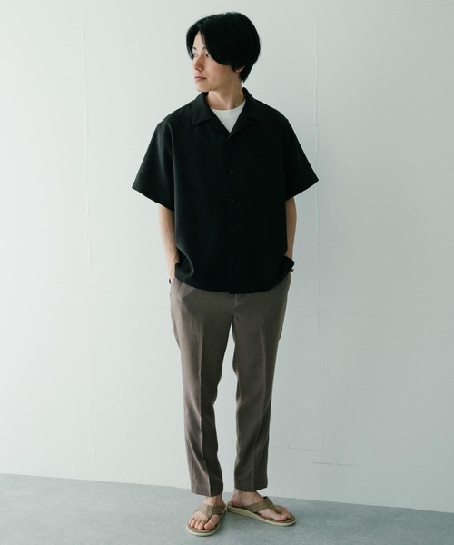 ITEMS URBANRESEARCH（アイテムズ アーバンリサーチ）の「『セットアップ対応』ポリツイル テーパードパンツ（その他パンツ・メンズ・チャコールグレー/ネイビー/ベージュ・MEDIUM/LARGE）」の19枚目の写真