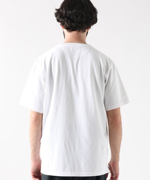 PAZZO(パッゾ)の「【PAZZO】 製品染め クルーネック SS TEE/Tシャツ(Tシャツ/カットソー・メンズ・ライトグレー/ブラック/ライトパープル/ホワイト系1・2/4/3)」の8枚目の写真