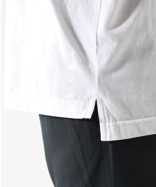 PAZZO(パッゾ)の「【PAZZO】 製品染め クルーネック SS TEE/Tシャツ(Tシャツ/カットソー・メンズ・ライトグレー/ブラック/ライトパープル/ホワイト系1・2/4/3)」の11枚目の写真
