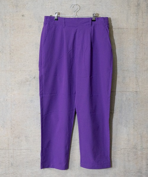 JOHN'S CLOSET（ジョンズクローゼット）の「【i】ポリストレッチワイドテーパードカラーパンツ（その他パンツ・メンズ・レッド/パープル/ブルー/グリーン・MEDIUM/LARGE/X-LARGE）」の3枚目の写真