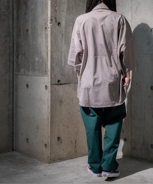 JOHN'S CLOSET（ジョンズクローゼット）の「【i】ポリストレッチワイドテーパードカラーパンツ（その他パンツ・メンズ・レッド/パープル/ブルー/グリーン・MEDIUM/LARGE/X-LARGE）」の9枚目の写真