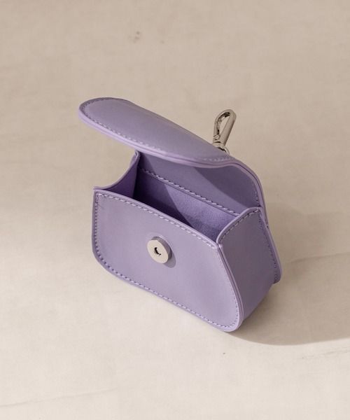 OLIVE des OLIVE（オリーブデオリーブ）の「リング付きスマホショルダー（ショルダーバッグ・レディース・シルバー/ラベンダー/ブラック/オフホワイト・FREE）」の7枚目の写真