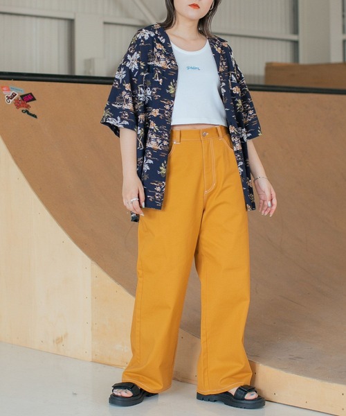 PBLIM（ページボーイリム）の「PAGEBOYLIM/アロハシャツ（シャツ/ブラウス・レディース・ホワイト系その他/ブラック系その他・FREE）」の8枚目の写真