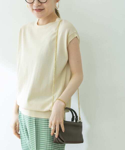 URBAN RESEARCH（アーバンリサーチ）の「2WAYハイツイストニット（ニット/セーター・レディース・ブラック/グリーン/アイボリー・FREE）」の6枚目の写真