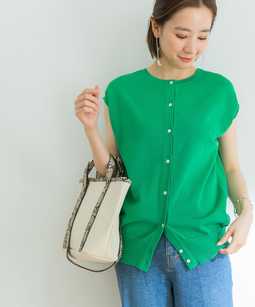 URBAN RESEARCH（アーバンリサーチ）の「2WAYハイツイストニット（ニット/セーター・レディース・ブラック/グリーン/アイボリー・FREE）」の17枚目の写真