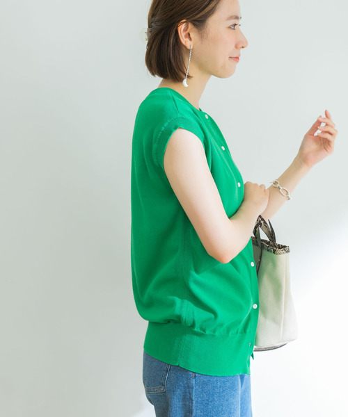 URBAN RESEARCH（アーバンリサーチ）の「2WAYハイツイストニット（ニット/セーター・レディース・ブラック/グリーン/アイボリー・FREE）」の21枚目の写真