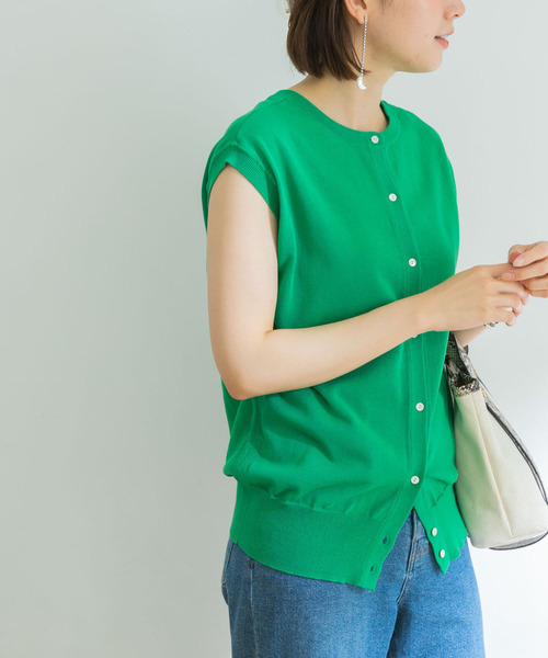 URBAN RESEARCH（アーバンリサーチ）の「2WAYハイツイストニット（ニット/セーター・レディース・ブラック/グリーン/アイボリー・FREE）」の22枚目の写真