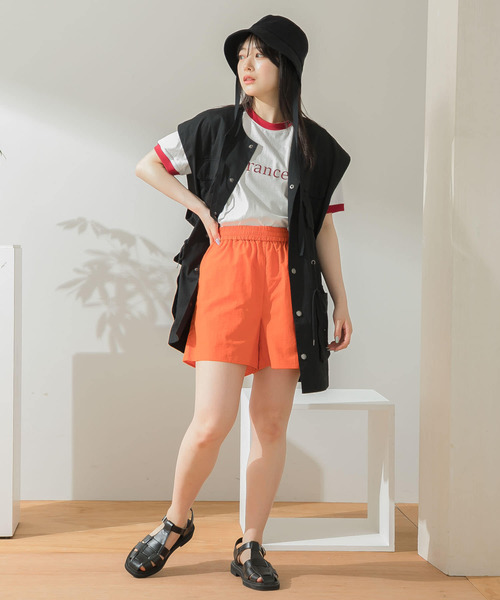 HEYUMM（ヘユム）の「カラフルショートパンツ（その他パンツ・レディース・ブルー/オレンジ/グリーン・ONE）」の10枚目の写真