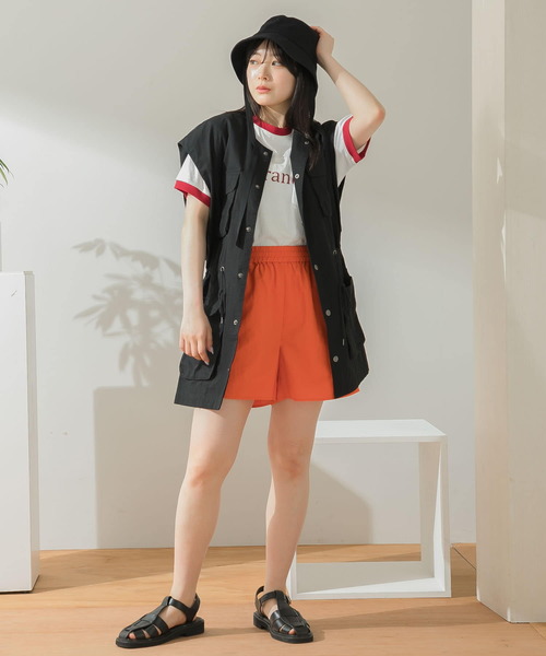 HEYUMM（ヘユム）の「カラフルショートパンツ（その他パンツ・レディース・ブルー/オレンジ/グリーン・ONE）」の11枚目の写真