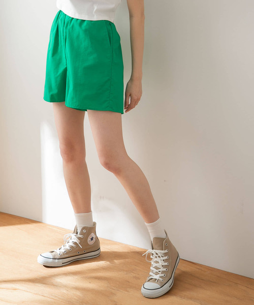 HEYUMM（ヘユム）の「カラフルショートパンツ（その他パンツ・レディース・ブルー/オレンジ/グリーン・ONE）」の12枚目の写真