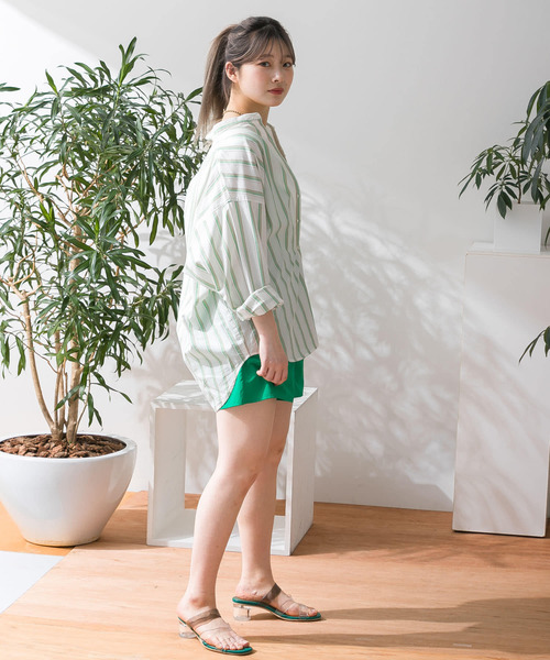 HEYUMM（ヘユム）の「カラフルショートパンツ（その他パンツ・レディース・ブルー/オレンジ/グリーン・ONE）」の22枚目の写真