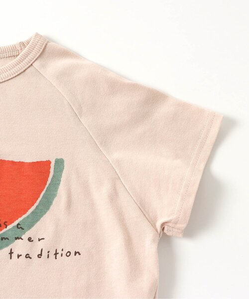 apres les cours(アプレレクール)の「/モチーフ温変Tシャツ(Tシャツ/カットソー・キッズ・オフホワイト/サーモンピンク・120/110/130/80/90/100/140)」の9枚目の写真