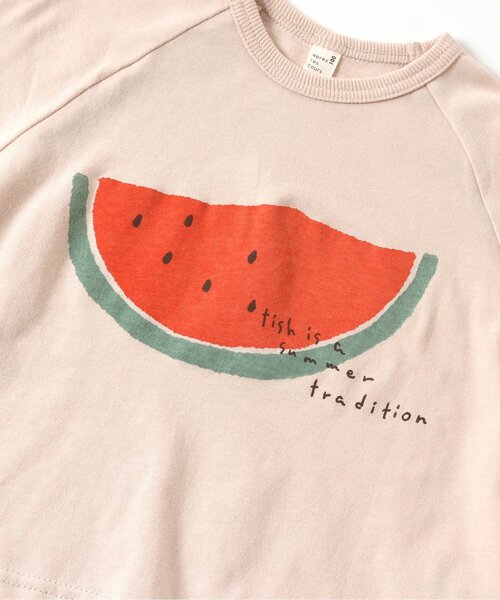 apres les cours(アプレレクール)の「/モチーフ温変Tシャツ(Tシャツ/カットソー・キッズ・オフホワイト/サーモンピンク・120/110/130/80/90/100/140)」の10枚目の写真