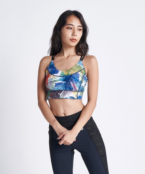ROXY(ロキシー)の「CLOSER BRA/ロキシーブラ(スポーツブラ・レディース・ブラック/ブルー/マルチ・SMALL/MEDIUM/LARGE)」の3枚目の写真
