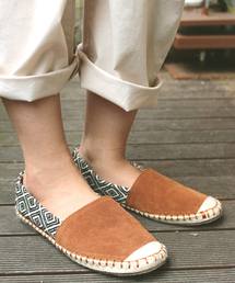 チャイハネ | 【チャイハネ】スエード＆ジャガード エスパドリーユ(スリッポン)