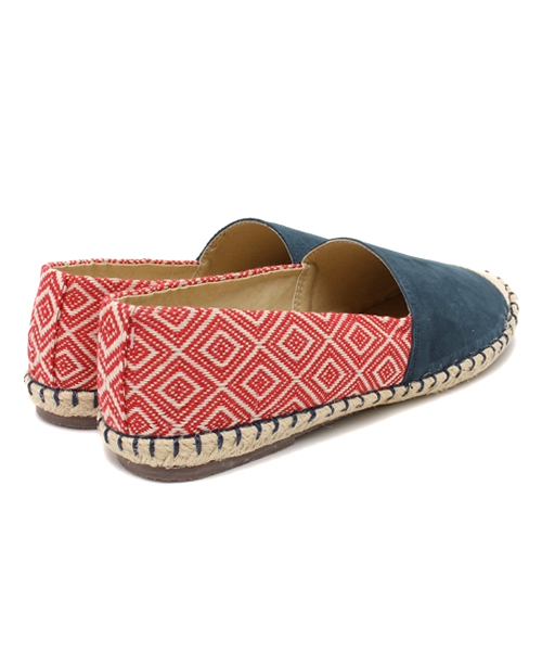 チャイハネ(チャイハネ)の「【チャイハネ】スエード&ジャガード エスパドリーユ(スリッポン・レディース・ブラウン/グリーン/ブルー/カーキ・LARGE/MEDIUM)」の8枚目の写真