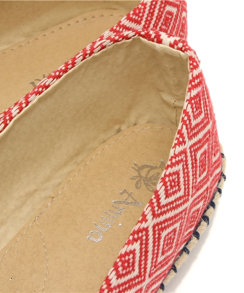 チャイハネ(チャイハネ)の「【チャイハネ】スエード&ジャガード エスパドリーユ(スリッポン・レディース・ブラウン/グリーン/ブルー/カーキ・LARGE/MEDIUM)」の10枚目の写真