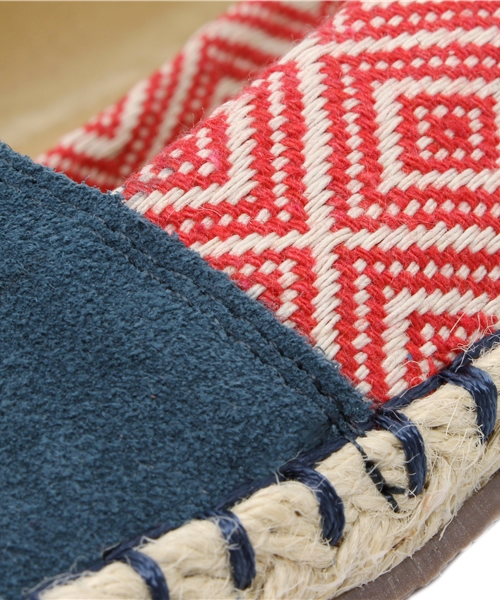 チャイハネ(チャイハネ)の「【チャイハネ】スエード&ジャガード エスパドリーユ(スリッポン・レディース・ブラウン/グリーン/ブルー/カーキ・LARGE/MEDIUM)」の13枚目の写真