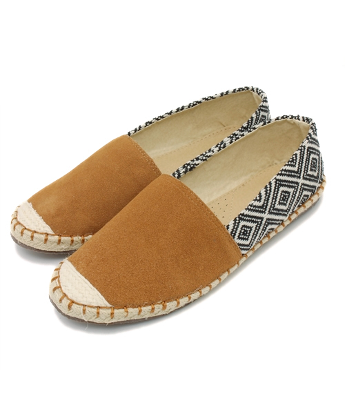 チャイハネ(チャイハネ)の「【チャイハネ】スエード&ジャガード エスパドリーユ(スリッポン・レディース・ブラウン/グリーン/ブルー/カーキ・LARGE/MEDIUM)」の17枚目の写真