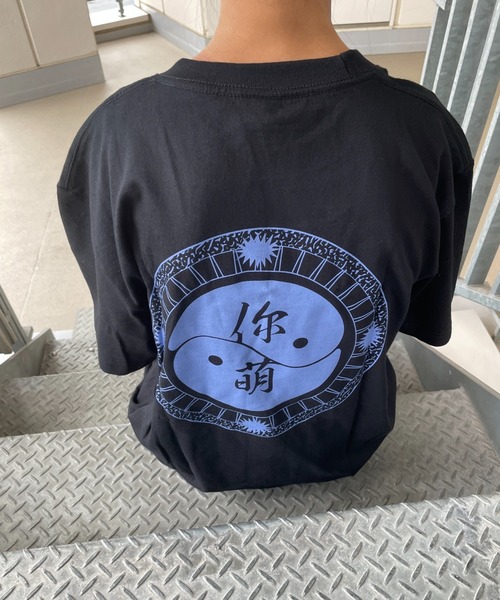 DuKKah（デュカ）の「Dukkah/【低身長向け】陰陽ビッグT（Tシャツ/カットソー・レディース・ホワイト/ブラック・LARGE）」の8枚目の写真