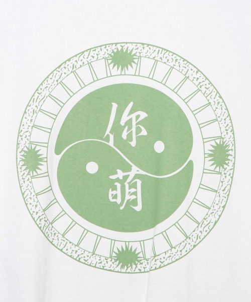 DuKKah（デュカ）の「Dukkah/【低身長向け】陰陽ビッグT（Tシャツ/カットソー・レディース・ホワイト/ブラック・LARGE）」の12枚目の写真