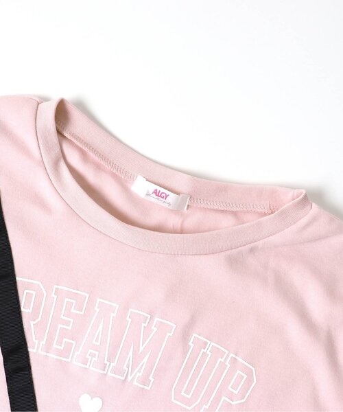 algy（アルジー）の「PVCショルダー風Tワンピ（ワンピース・キッズ・ベージュ/サックスブルー/ピンク・SMALL/MEDIUM/X-SMALL/XX-SMALL）」の8枚目の写真