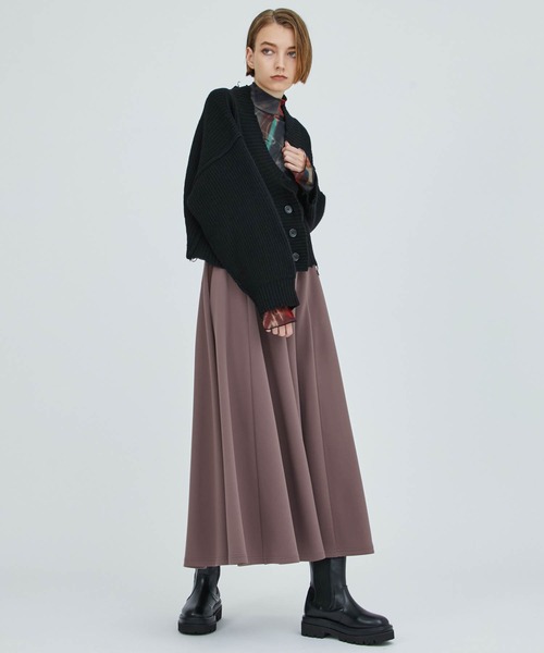 A + TOKYO（エープラストウキョウ）の「ブロークンショートニットカーディガン（カーディガン/ボレロ・レディース・ブラック/レッド/カーキ・FREE）」の21枚目の写真