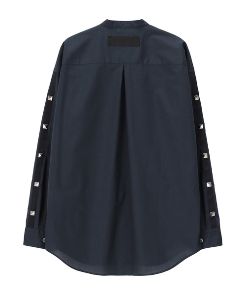 ZUCCa（ズッカ）の「スタッズシャツ/シャツ（シャツ/ブラウス・メンズ・ホワイト/ネイビー・X-SMALL/M size）」の3枚目の写真