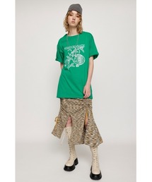 SLY | CONNECTING COLOR KNIT SK コネクティング カラー ニットスカート(スカート)