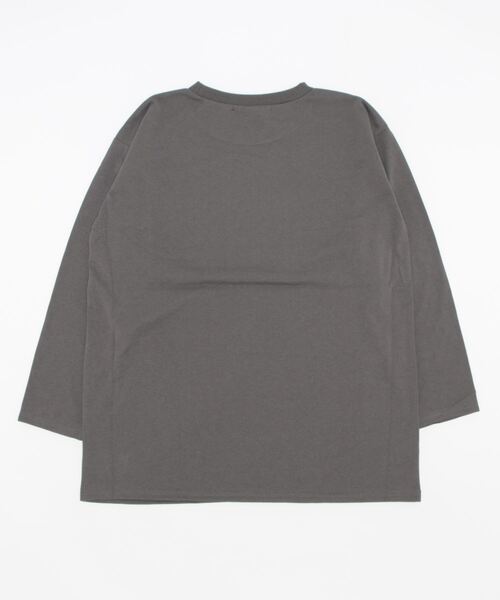 Lugnoncure（ルノンキュール）の「ロゴロンT（Tシャツ/カットソー・レディース・ベージュ/オフホワイト/チャコール・ﾌﾘ-）」の6枚目の写真